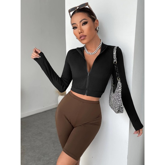 Zip Up Crop Jacket - Picture 6 of 6